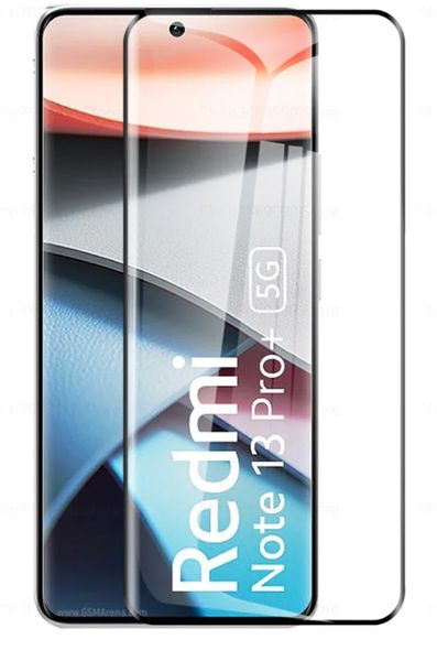 Захисне скло DK Full Glue 3D для Xiaomi Redmi Note 13 Pro+ (black) 017731-062 фото
