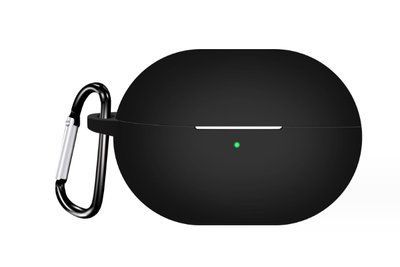 Чохол-накладка CDK для Huawei FreeBuds Pro 4 | Silicone Candy Friendly з карабіном (017204) (black) 021771-064 фото