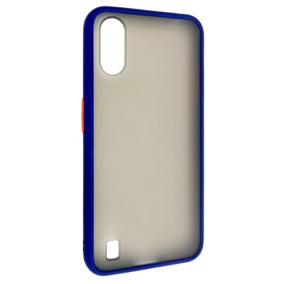 Чохол-накладка Silicone iPaky Polychromatic для Samsung Galaxy A01 (A015) / M01 (M015) (blue / red) 010025-842 фото