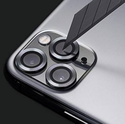 Защитное стекло на камеру DK Lens Metal Ring Eagle Eye для Apple iPhone 11 Pro Max (015724) (black) 015724-062 фото