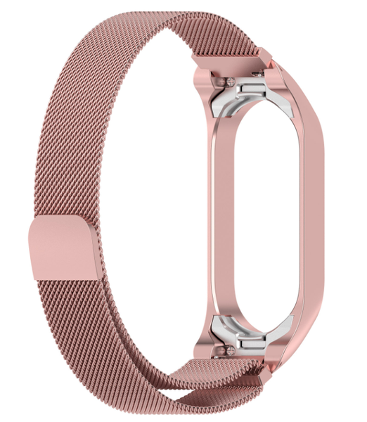 Ремінець DK Metal Milanese Loop Magnetic для Xiaomi Mi Band 7 (pink rose) 015135-328 фото