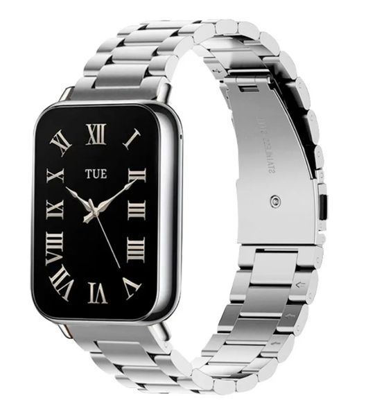 Ремешок 2шт CDK для Xiaomi Mi Smart Band 9 Pro | Metal Fitlink Steel Band (017764) (silver) 022128-227 фото
