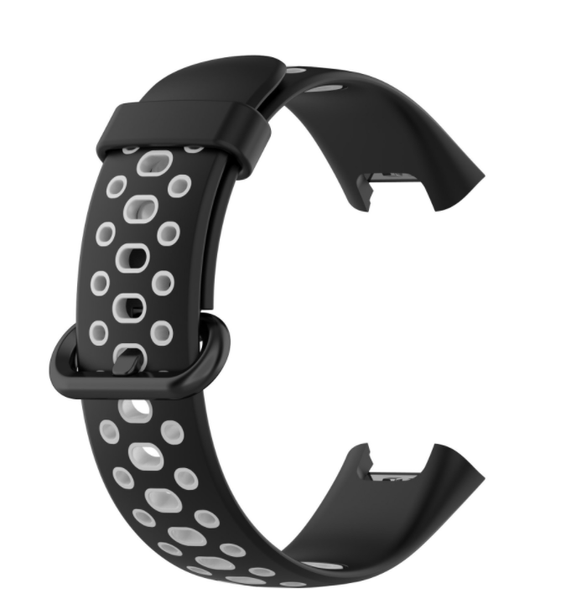 Ремешок CDK Silicone Sport Band Nike для Xiaomi Poco Watch (013577) (black / grey) 014228-960 фото