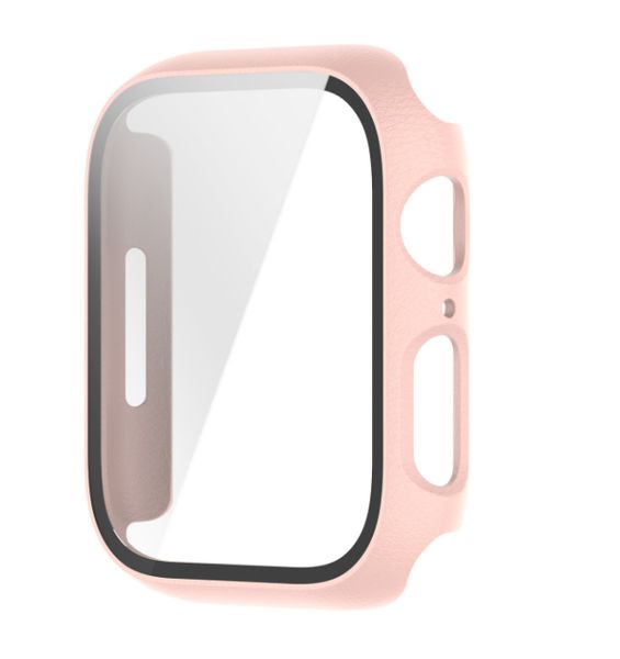 Чохол-накладка DK Пластик Soft-Touch Glass Full Cover для Apple Watch 45mm (pink) 013559-373 фото