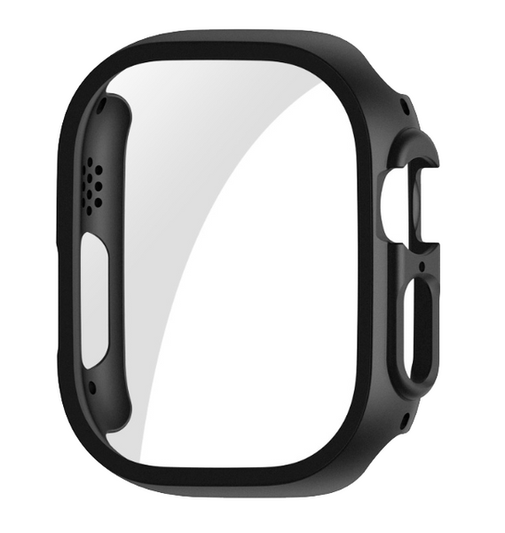 Чохол-накладка DK Пластик Soft-Touch Glass Full Cover для Apple Watch 49 mm (black) 015073-124 фото