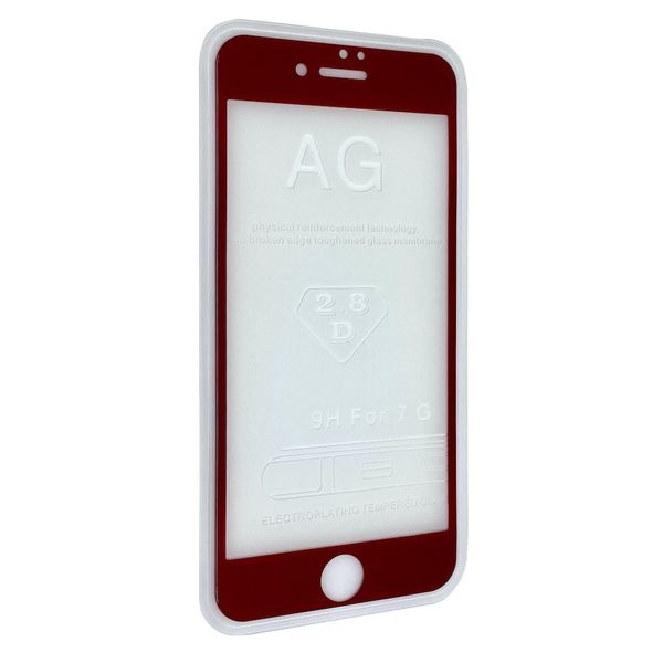 Захисне скло DK Full Cover matt для Apple iPhone 7 Plus / 8 Plus (red) 05887-757 фото