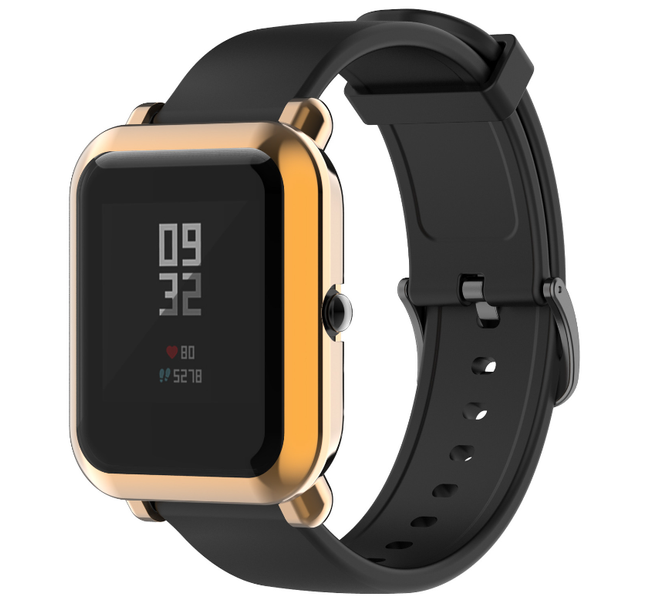 Чохол-накладка CDK Silicone Color Face Case для Xiaomi Amazfit Bip U / U Pro (012417) (rose gold) 012422-229 фото