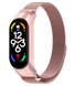 Ремешок DK Metal Milanese Loop Magnetic для Xiaomi Mi Band 7 (pink rose) 015135-328 фото 1