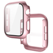Чехол-накладка DK Пластик Soft-Touch Glass Full Cover для Apple Watch 38mm (pink rose) 013784-328 фото 1
