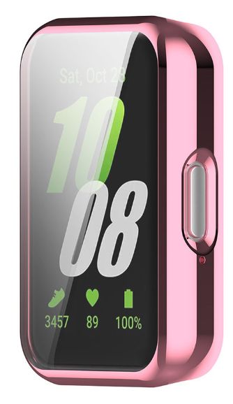 Чехол-накладка DK Silicone Face Case для Samsung Galaxy Fit3 (R390) (pink rose) 017592-328 фото