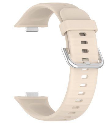 Ремінець 2 шт CDK для Huawei Watch Fit 4 | Silicone Sport Classic (017792) (ivory) 022000-008 фото