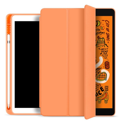 Чохол-книжка шкіра силікон Smart Cover Слот під Стилус для Apple iPad 10.2" (7 / 8 gen) (A2197) (orange) 011189-976 фото