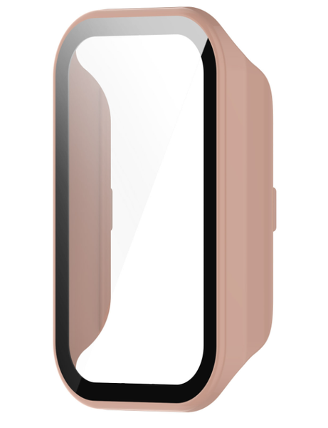Чохол-накладка CDK Пластик Gloss Glass Full Cover для Xiaomi Mi Band 8 Active (015558) (pink) 017153-373 фото