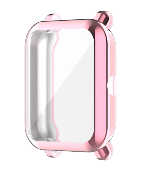 Чохол-накладка CDK Silicone Color Face Case для Xiaomi Amazfit GTS 2 mini (012417) (pink rose) 012421-328 фото