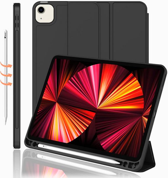 Чехол-книжка CDK шкіра силікон Smart Cover Слот Стілус для Apple iPad Pro 12.9" 3gen 2018 (0111191) (black) 014763-998 фото