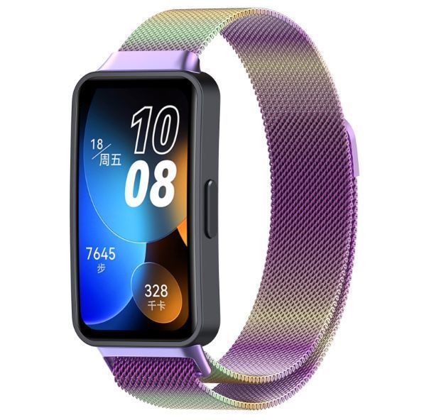 Ремінець CDK для Huawei Band 10 | Metal Milanese Loop Magnetic (015813) (chameleon) 020136-329 фото