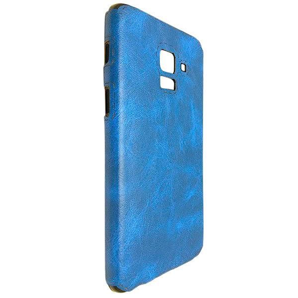 Чехол-накладка DK-Case силикон кожа Sitched для Samsung A8 (blue) 06932-738 фото