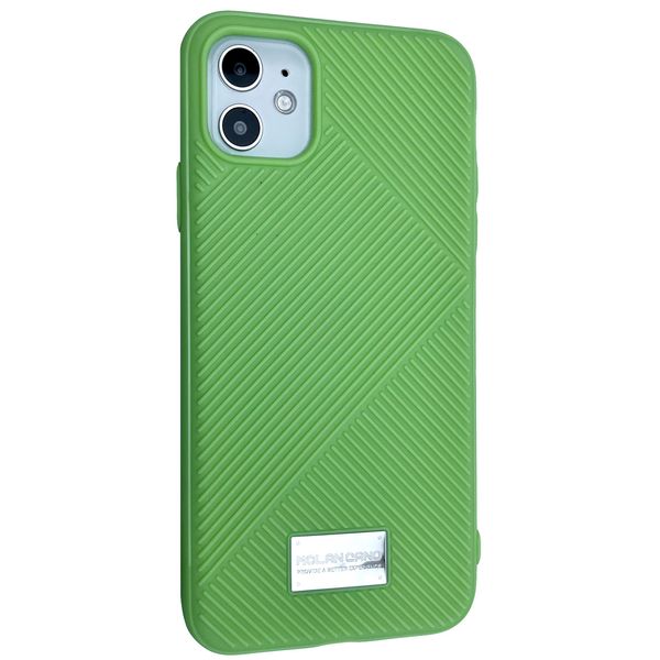 Чехол-накладка Silicone Molan Cano Jelline Bumper для Apple iPhone 11 (tea green) 09850-694 фото