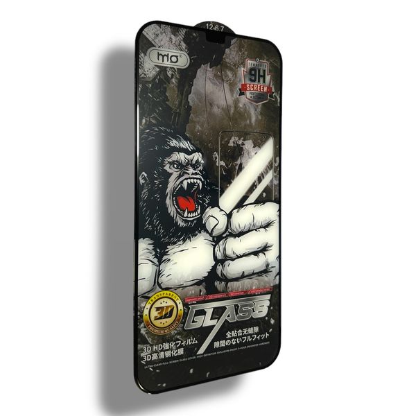 Защитное стекло DK Full Glue 3D MO King Kong для Apple iPhone 12 Pro Max (black) 017707-062 фото