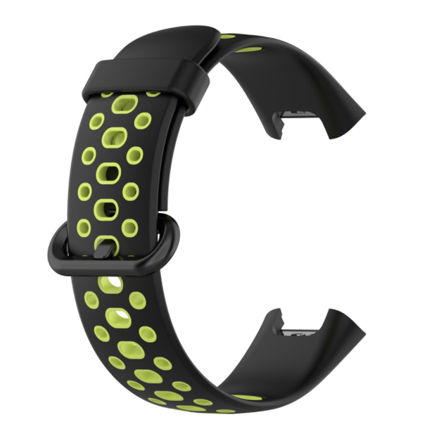Ремешок CDK Silicone Sport Band Nike для Xiaomi Poco Watch (013577) (black / green) 014228-962 фото