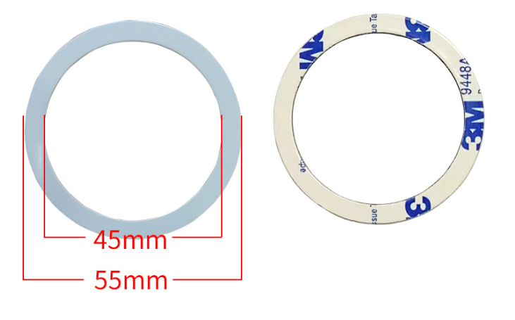 Стальная пластина для MagSafe Ring на скотче (Кольцо О / white) 014538-050 фото