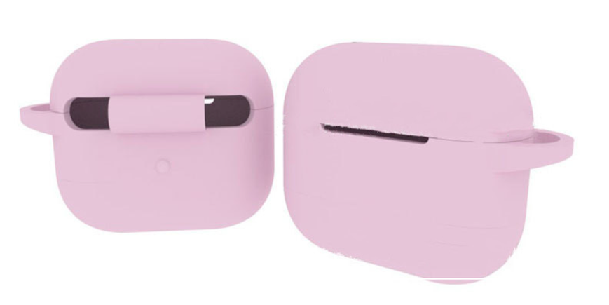 Чохол-накладка DK Silicone Candy Friendly з карабіном для Apple AirPods 3 (pink) 012710-068 фото