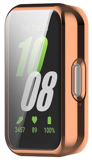 Чохол-накладка DK Silicone Face Case для Samsung Galaxy Fit3 (R390) (rose gold) 017592-229 фото