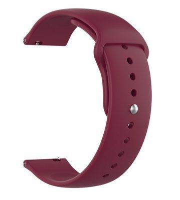 Ремінець CDK для Globex Smart Watch Me Pro | 20mm Silicone Sport Band (011908) (red wine) 019870-990 фото