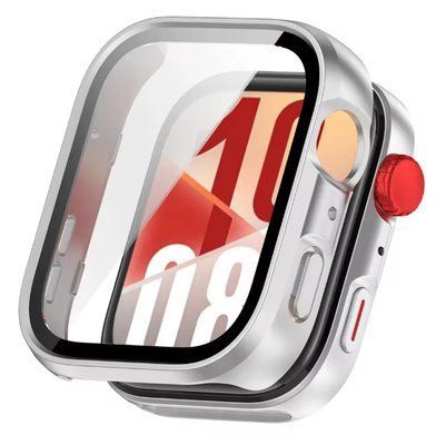 Чохол-накладка DK для Huawei Watch Fit 4 | Пластик Gloss Скло Full Cover (silver) 021974-227 фото