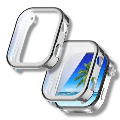 Чехол-накладка 2шт CDK для Xiaomi Redmi Watch 6 | Silicone Face Case (023142) (silver) 023152-227 фото