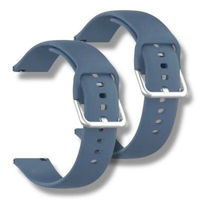 Ремешок 2шт CDK для Xiaomi Redmi Watch 5 Lite | "L" 22mm Silicone Sport Band Classic (011018) (azure blue) 022295-970 фото