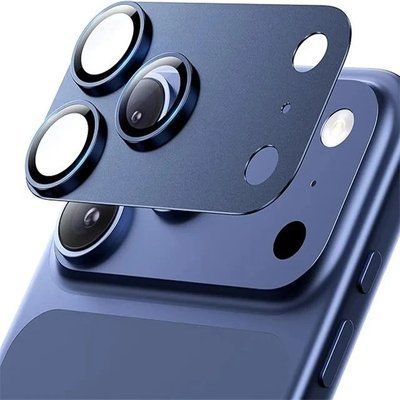 Захисне скло 2 шт CDK для Apple iPhone 17 Pro Max | на камеру Metal Armor (023229) (deep blue) 023263-122 фото