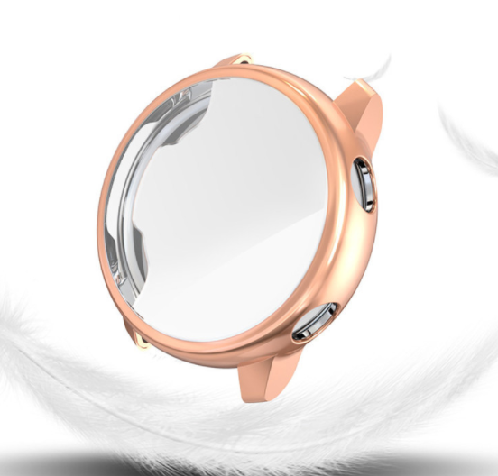 Чехол-накладка DK Silicone Face Case для Samsung Galaxy Watch Active (R500) 40mm (rose gold) 011423-229 фото