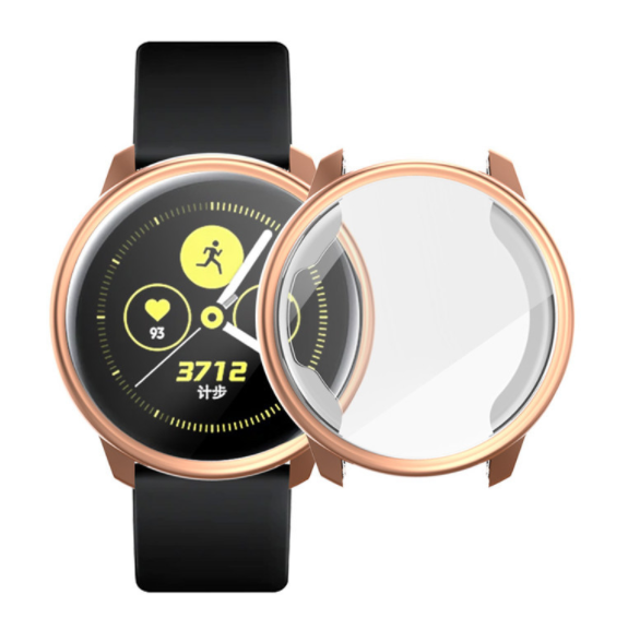 Чохол-накладка DK Silicone Color Face Case для Samsung Galaxy Watch Active (R500) 40mm (rose gold) 011423-229 фото