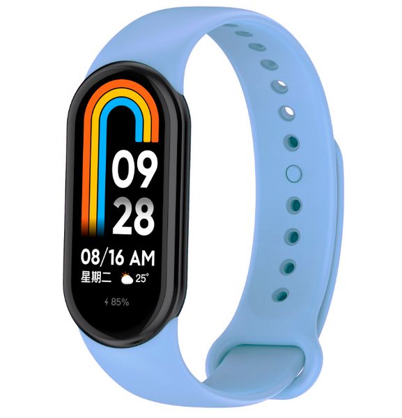 Ремінець CDK для Xiaomi Mi Smart Band 9 | Silicone Sport Band (015812) (azure blue) 018015-964 фото