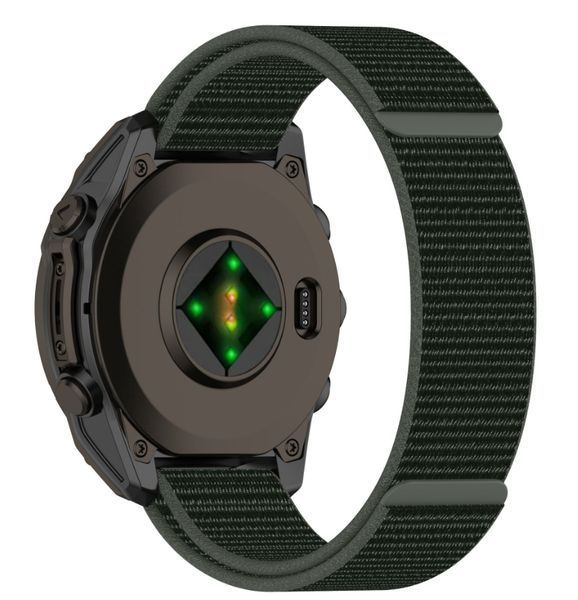 Ремінець 2шт CDK для Garmin Forerunner 955 | 22mm Nylon Sport Loop (018558) (olive flak) 020796-027 фото