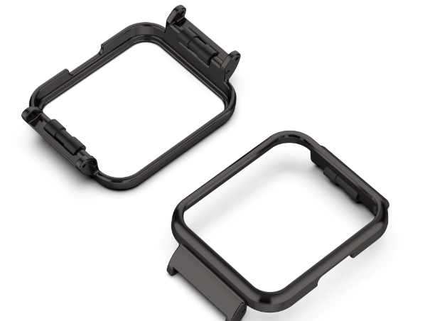 Чехол-бампер DK Stainles Steel для Xiaomi Redmi Watch 2 Lite (black) 014432-124 фото
