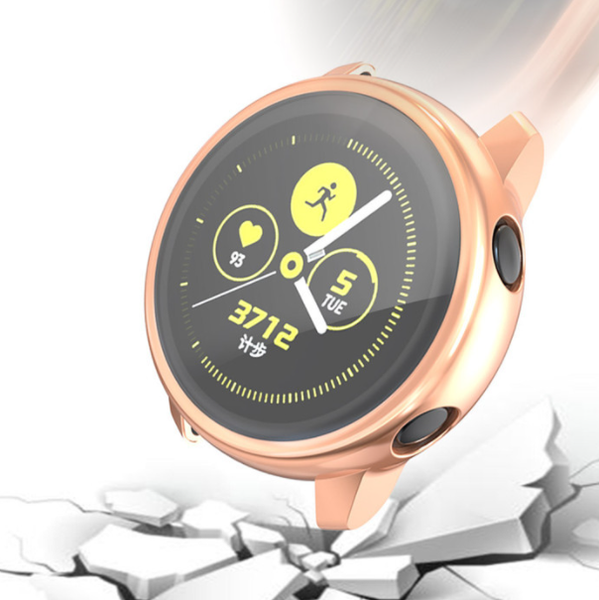 Чехол-накладка DK Silicone Face Case для Samsung Galaxy Watch Active (R500) 40mm (rose gold) 011423-229 фото