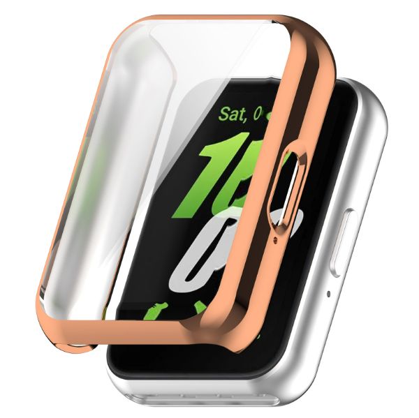 Чохол-накладка DK Silicone Face Case для Samsung Galaxy Fit3 (R390) (rose gold) 017592-229 фото