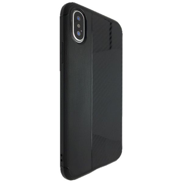 Чехол-накладка DK силикон Carbon Moon Road для Apple iPhone X / XS (black) 06655-722 фото