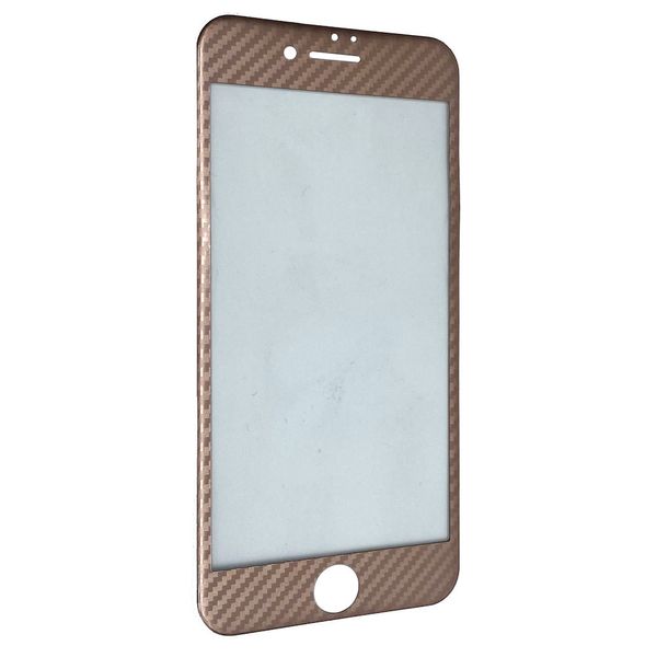 Защитное стекло DK Full Glue Carbon Edge для Apple iPhone 7 Plus / 8 Plus (rose gold) 05101 фото