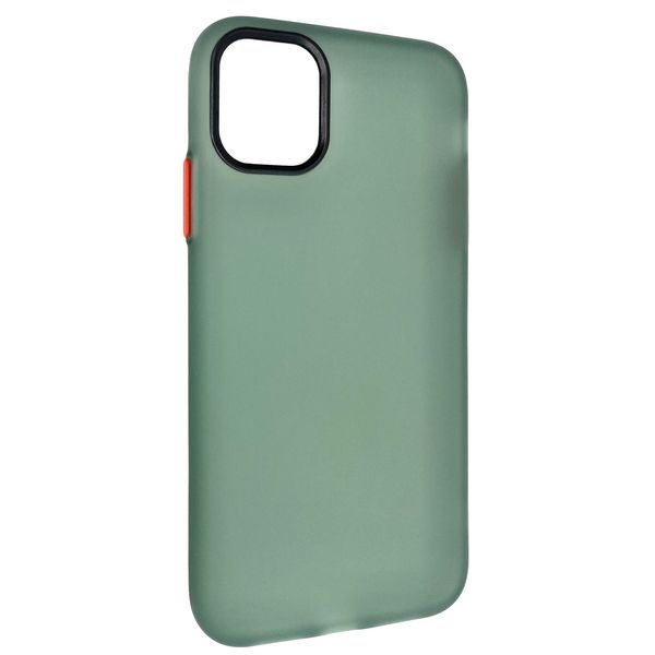 Чехол-накладка DK Silicone Matting Silk для Apple iPhone 11 Pro (green / red) 09892-813 фото