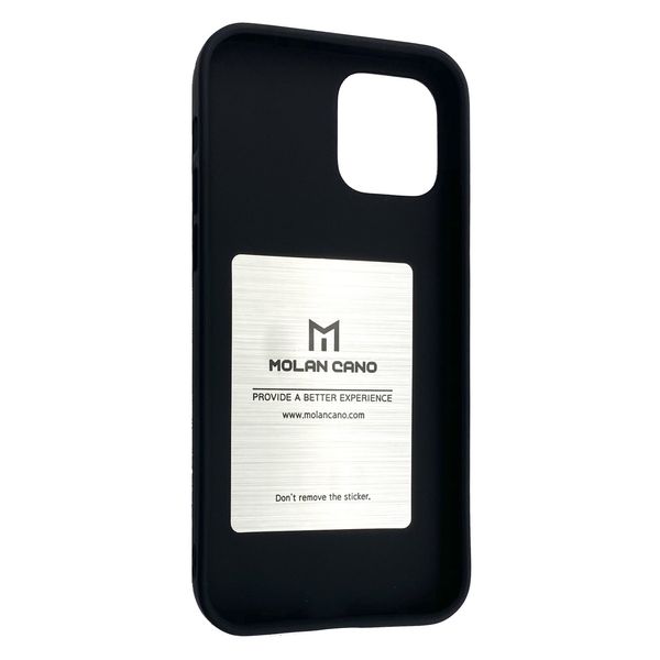 Чохол-накладка Silicone Hana Molan Cano SF Jelly для Apple iPhone 12 Pro Max 6.7" (black) 010700-076 фото