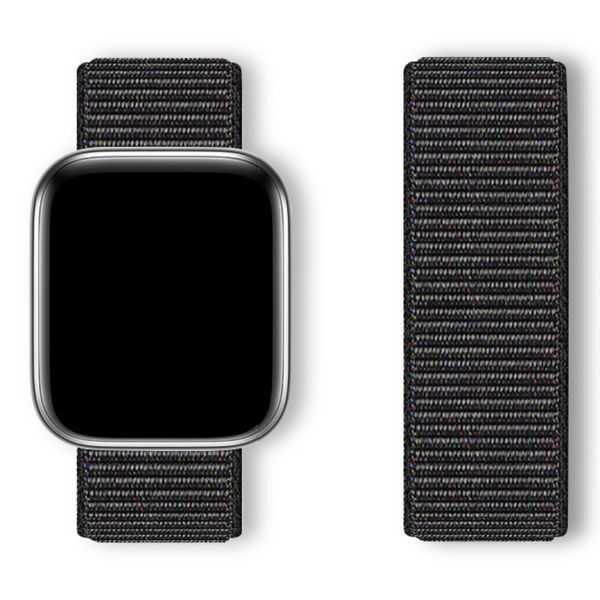 Ремешок CDK для Apple Watch 46mm (Series 10) | Nylon Sport Loop (09038) (black) 018054-124 фото
