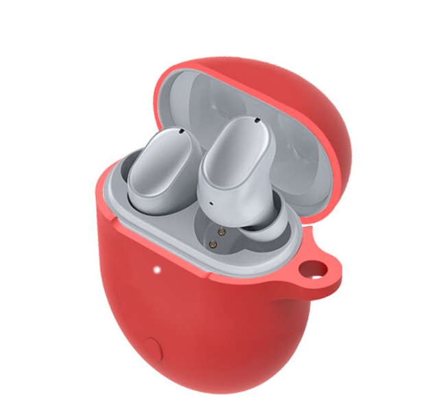 Чехол-накладка DK Silicone Candy Friendly с карабином для Xiaomi Redmi AirDots 3 Pro / Buds 3 Pro (red) 012913-074 фото