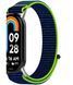 Ремешок CDK для Xiaomi Mi Smart Band 9 | Nylon Sport Loop (018018) (blue / green) 018019-106 фото 3