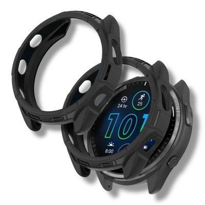 Чохол-бампер 2 шт CDK для Garmin Frenner 965 | Силікон Outlines (016325) (black) 022790-124 фото