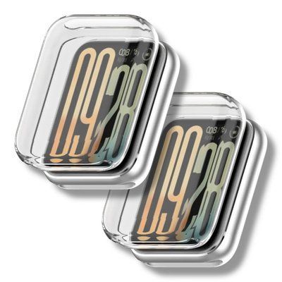 Чехол-накладка 2шт CDK для Xiaomi Mi Smart Band 9 Pro | Silicone Face Case (018828) (clear) 023151-936 фото