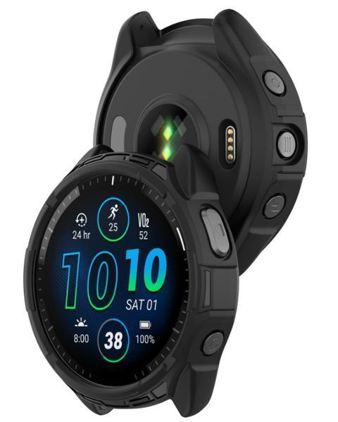 Чохол-бампер 2 шт CDK для Garmin Frenner 965 | Силікон Outlines (016325) (black) 022790-124 фото