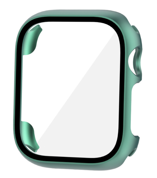 Чохол-накладка DK Пластик Soft-Touch Glass Full Cover для Apple Watch 45 mm (015069) (green) 015069-133 фото